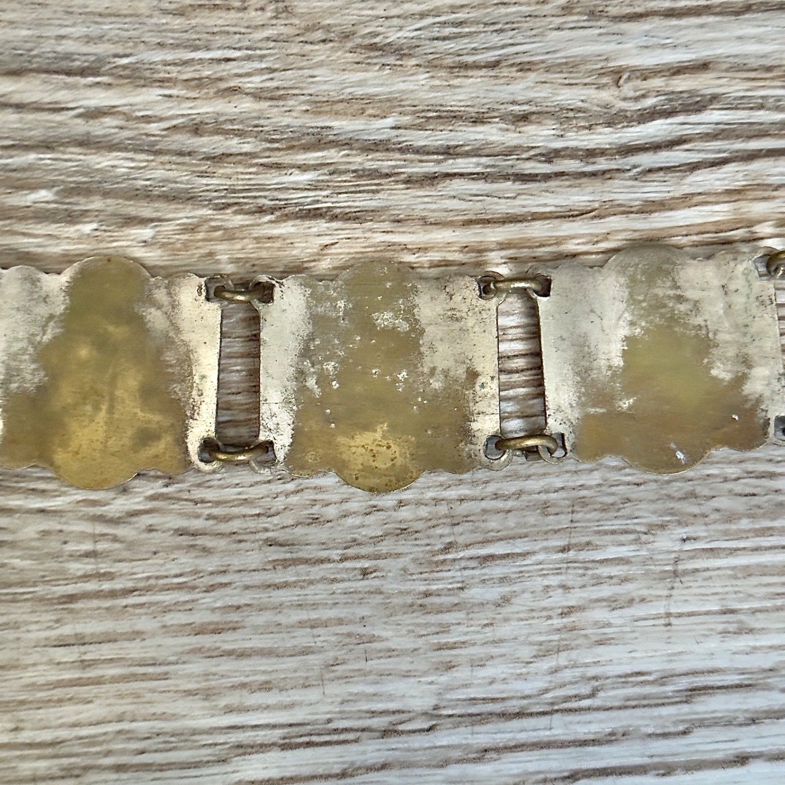 Vintage Arabian Nights Story Teller Panel Bracelet Souvenir Du Maroc
