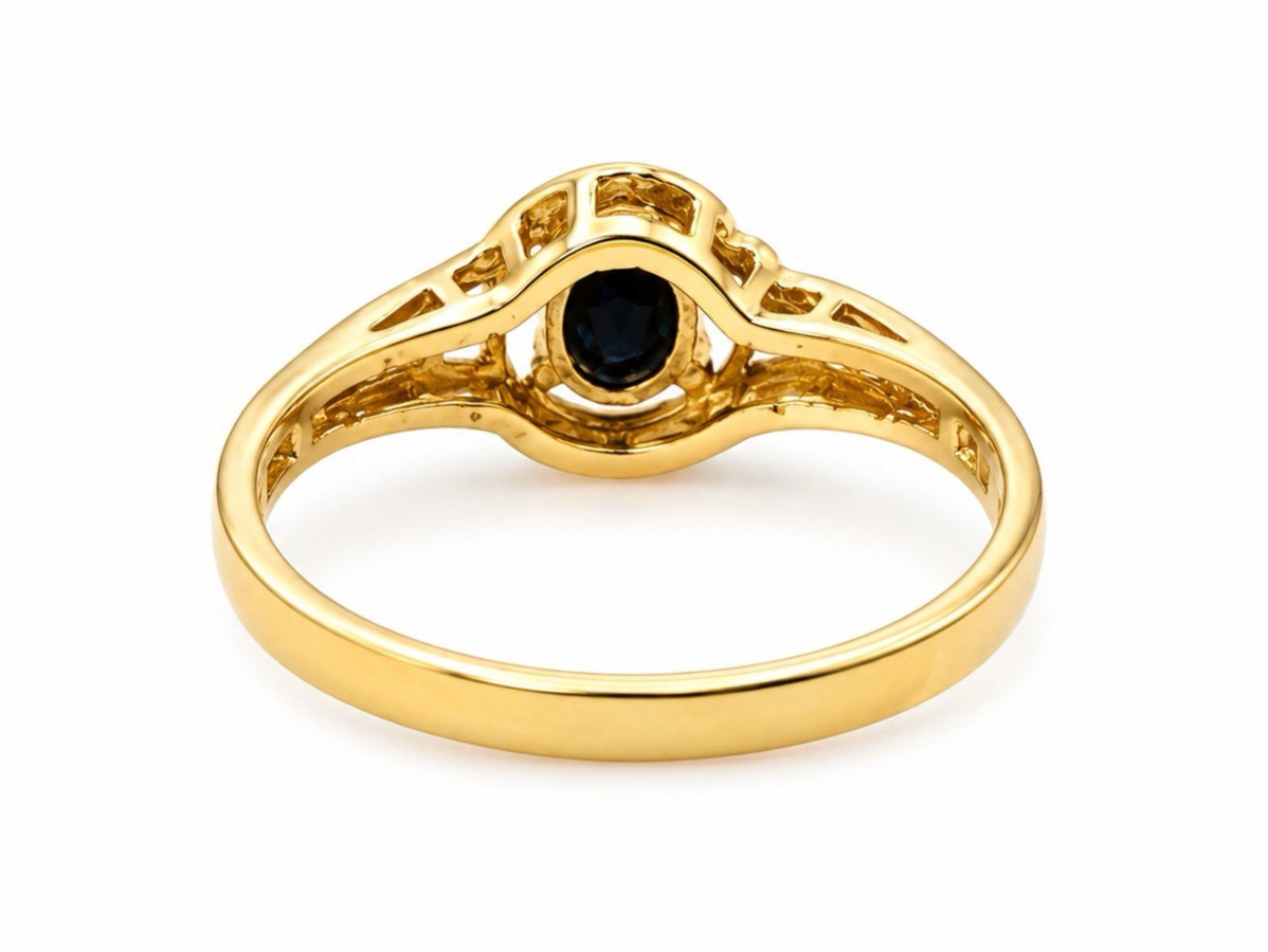 Vtg Gold Plated Genuine Gemstone 6 Ring Lot Topaz Sapphire Ruby Amethyst Garnet