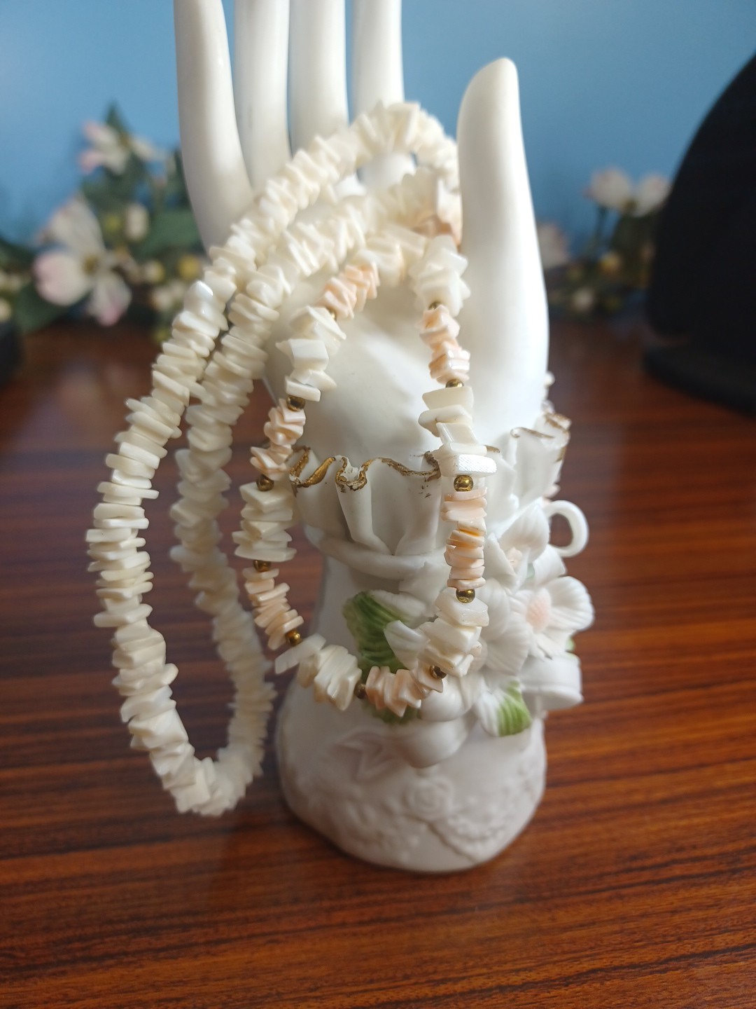 Hawaiian Faux Puka Shell Surfer Necklace Lot Of 2 Sea Beach Sand Sun Beauty