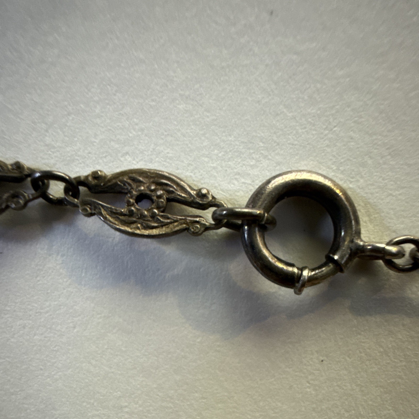 Vintage Revival Necklace Art Deco Style Glass Filigree Festoon Choker