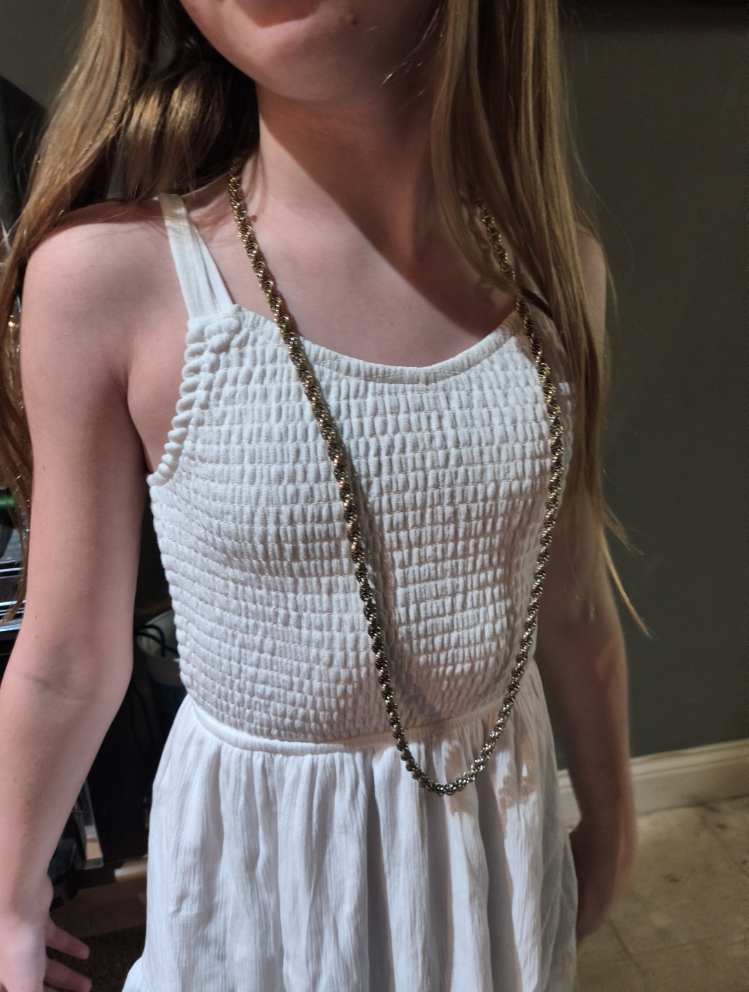 Two Monet Necklaces On The Vintage Side One Is 17.5 In Long 2nd Is 8in
