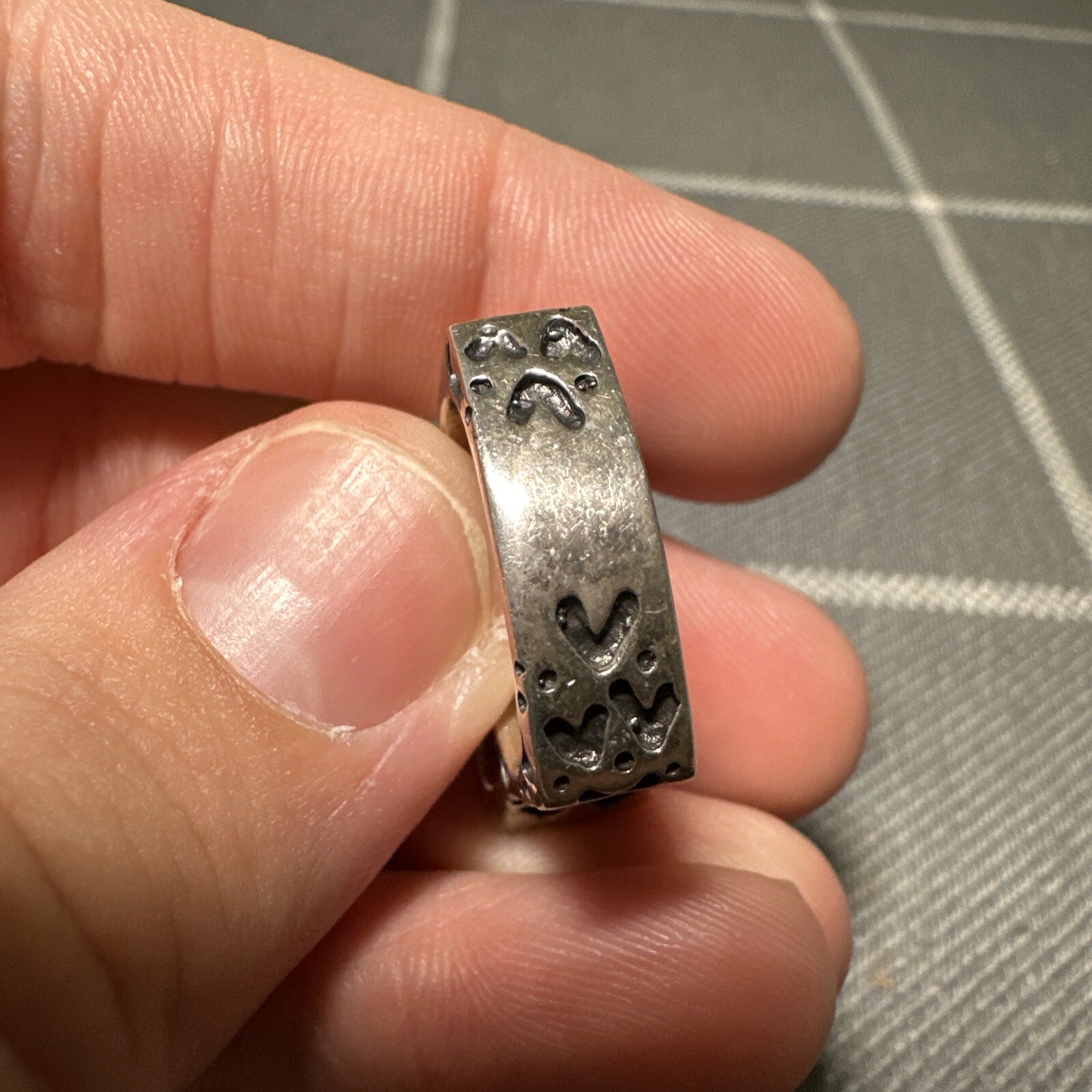 Vintage Dian Malouf 925 14k Statement Ring Size 7.25