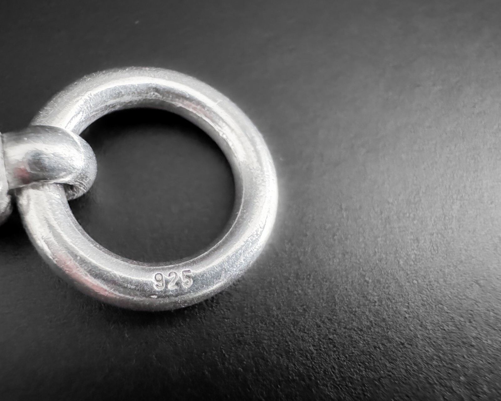 29g Sterling Vtg Circle Wire Cable Wrap Circle Link Rolo Loop Design Bracelet