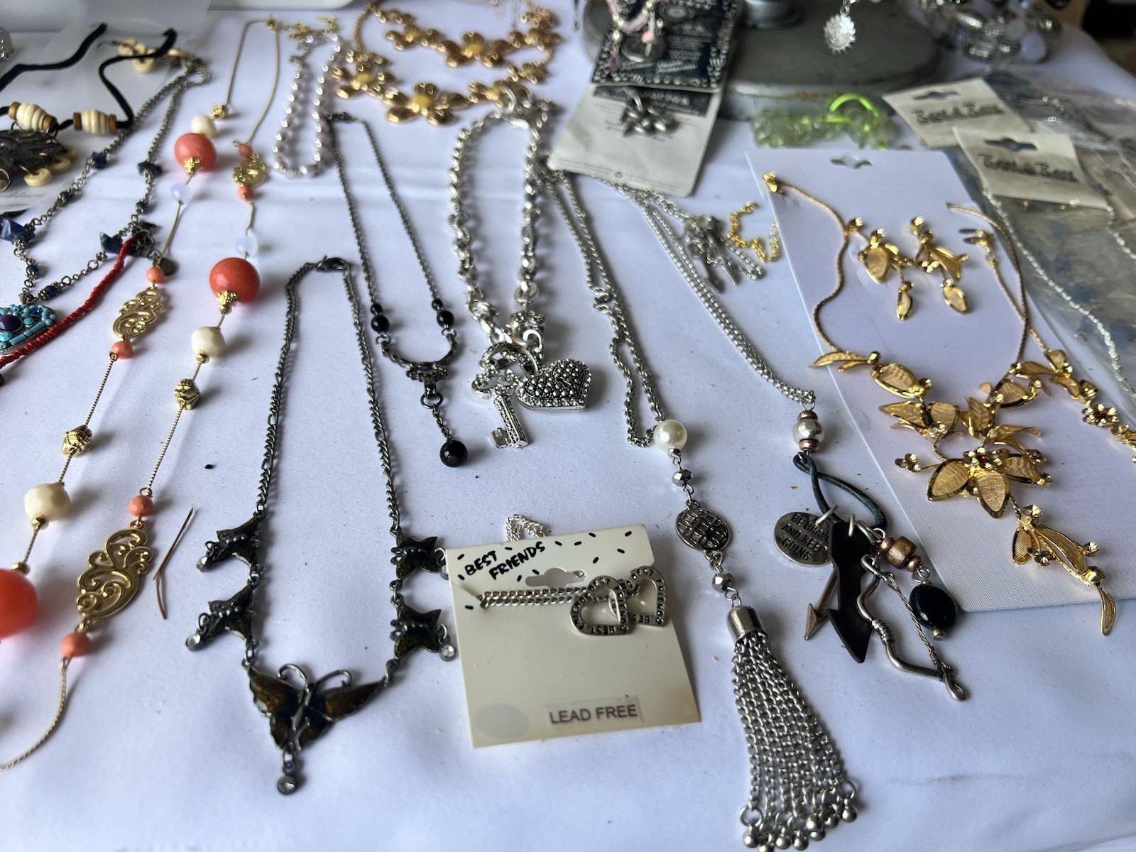 Lot 10- 15 Pieces or ½ Pound Vintage To Modern Fashion Jewelry All Wearable
