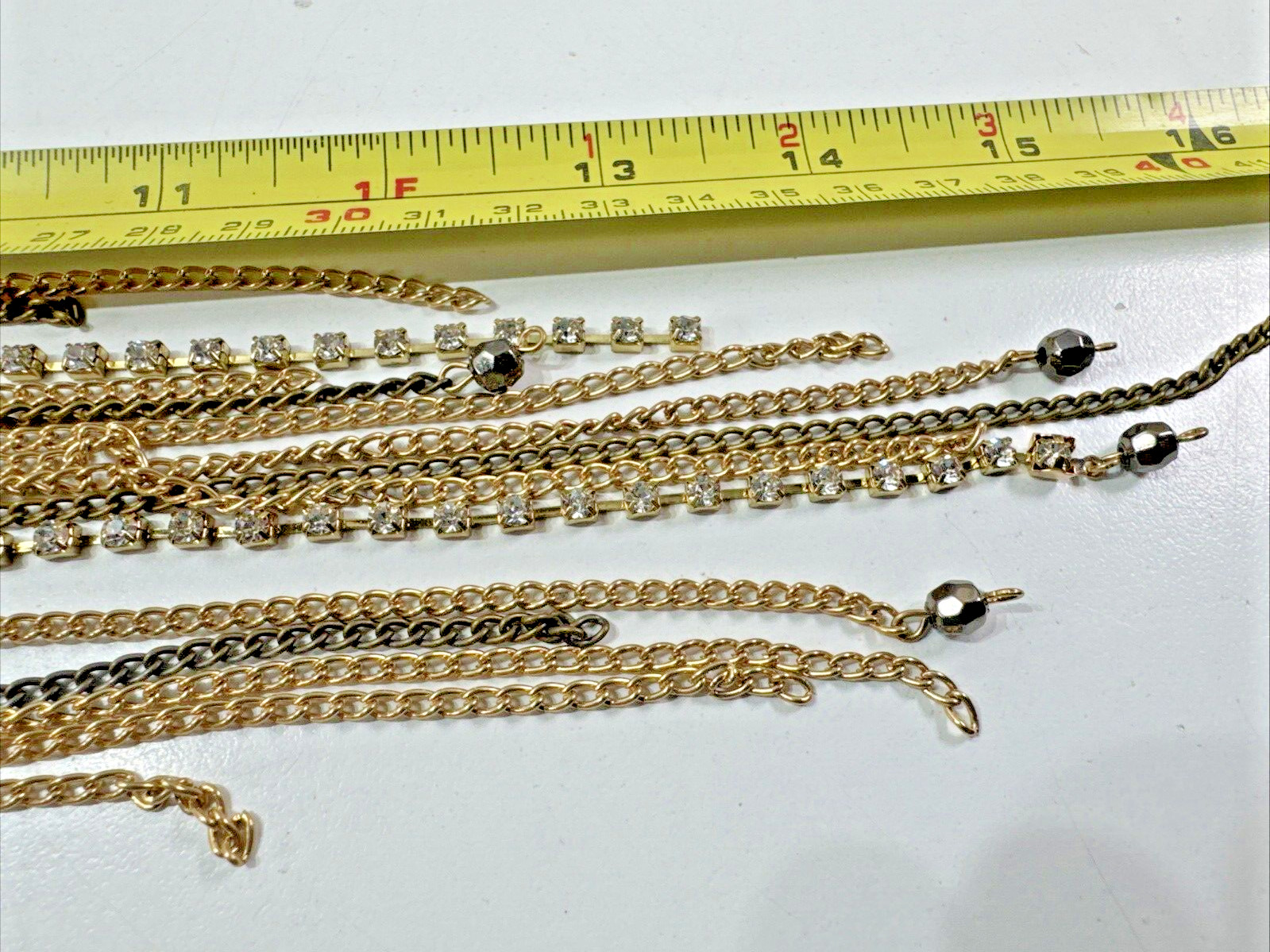 Beautiful Vintage Estate Lot 3x Beaded/Metal/STONES Necklaces 1 New w Tags