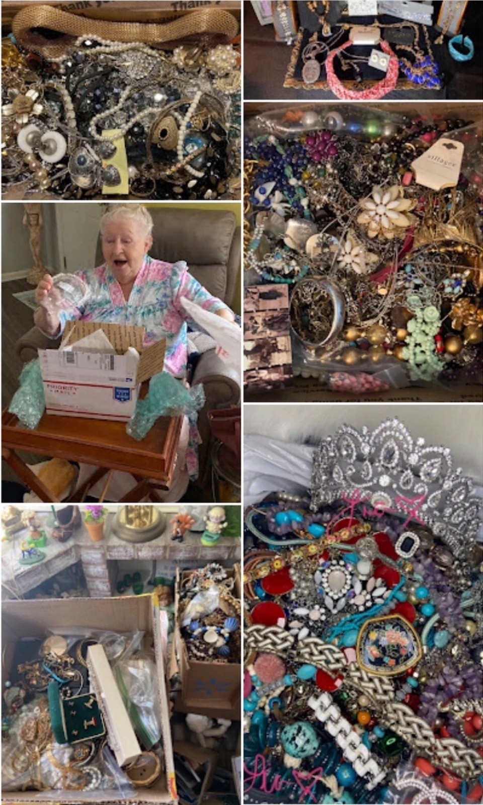 Costume Jewelry Lot (Vintage; Wearable; Resell) 2lbs