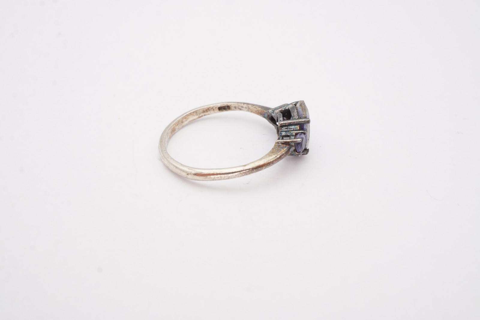 Vintage Sterling Silver 925 Iolite Ring Size 7