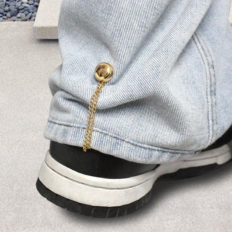 1PC Magnetic Chain Brooch Clip Button for Scarf, Cuffs, Trousers, Sewing Supply