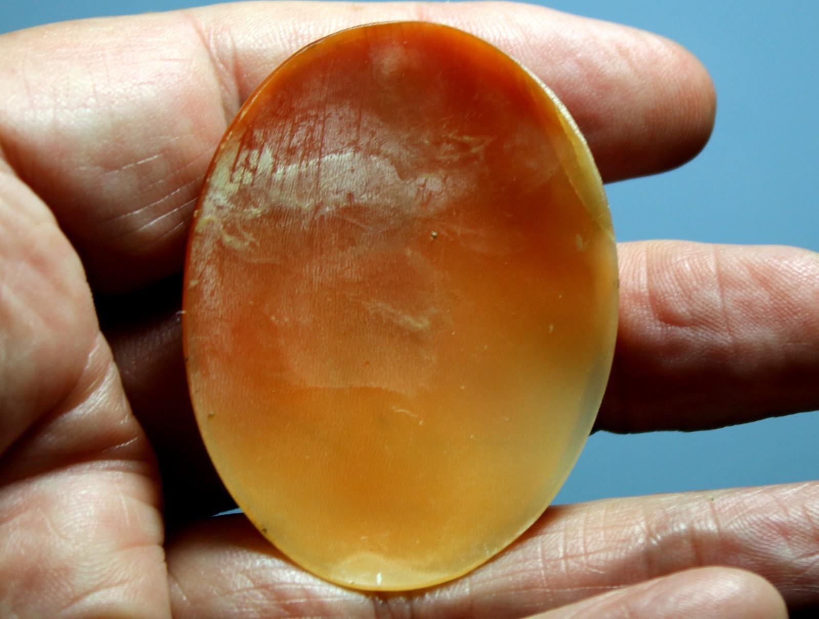 Antique Loose Shell Cameo – Finely Carved 3 Women With Warm Peach Tones