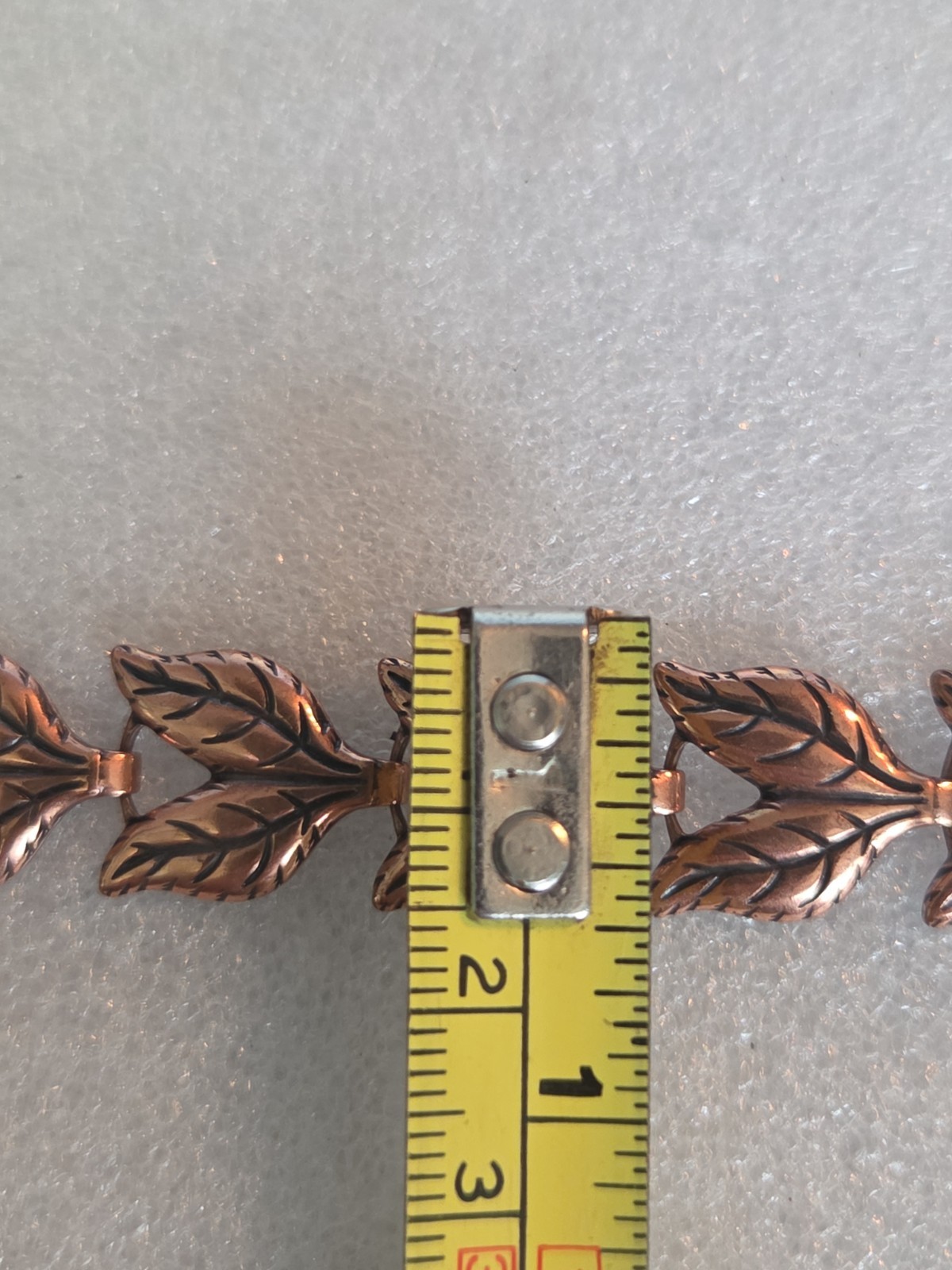 Copper Leaf Wreath Bracelet