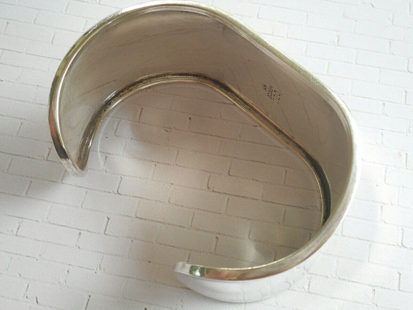 Vintage Sterling Silver Dominique Dinouart DDD Mexico Cuff Bracelet 4011CD