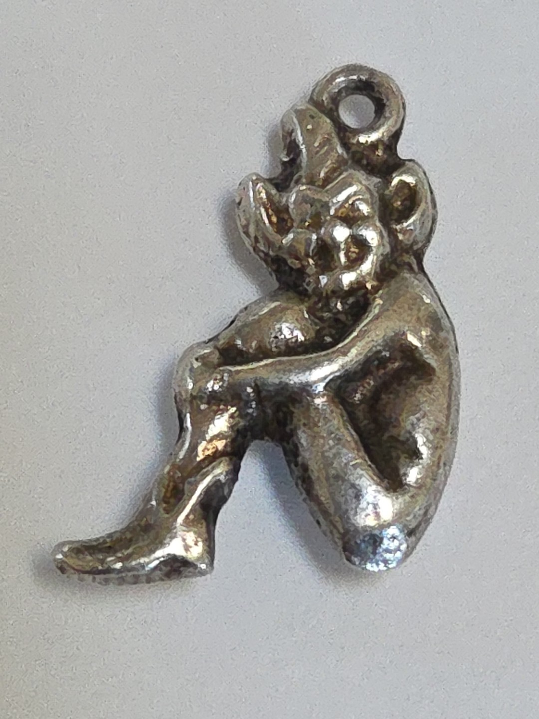 Sterling Silver ~ Elf Charm ~ Leprechaun ~ Pixie! ~ VINTAGE