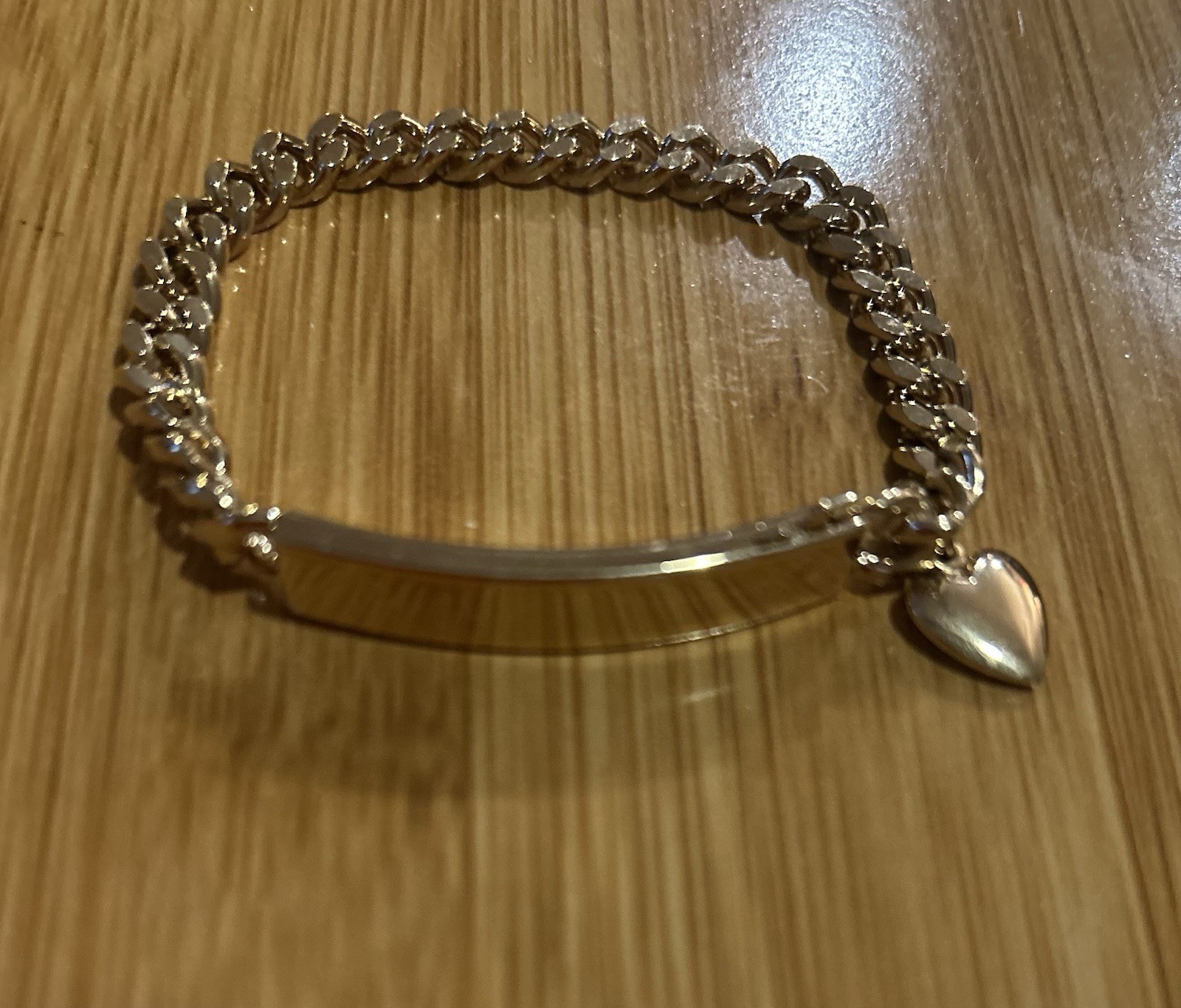 Vintage Speidel USA Gold Tone Finish ID Bracelet – 6.5”