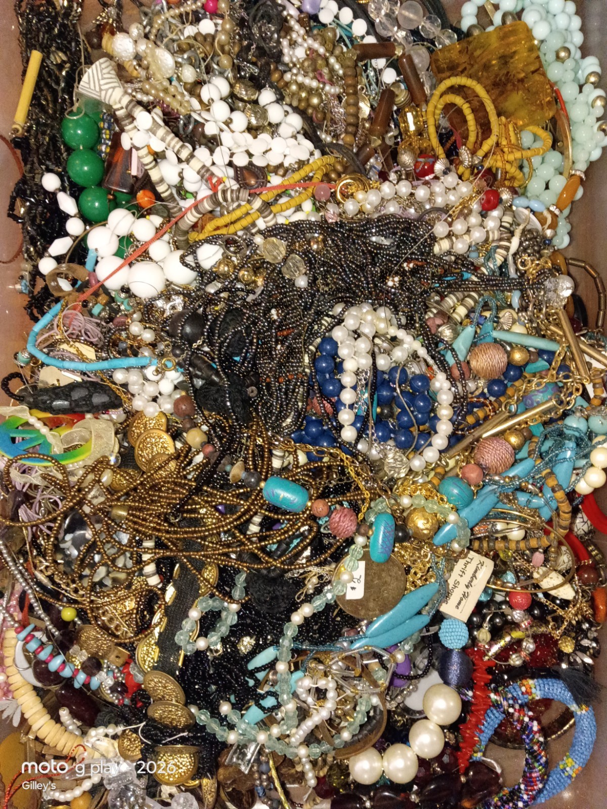 FREE SHIP 1 Lb POUND Jewelry Craft Lot Mystery Mix Vintage Y2k Modern Scoop