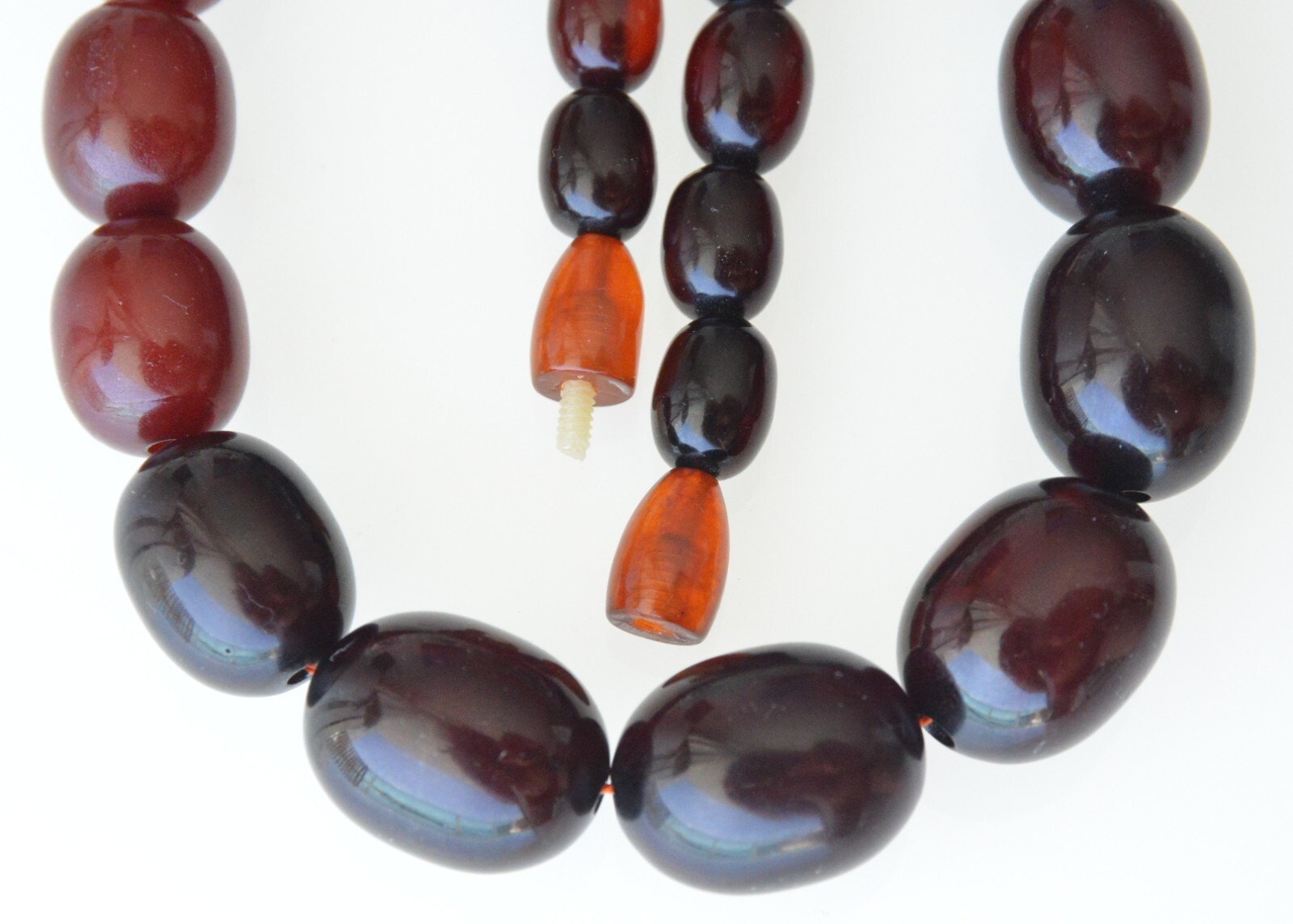 ✅80cm =102gr RUSSIAN SOVIET BALTIC AMBER BEAD NECKLACE 琥珀 BRACELET STONE PENDANT