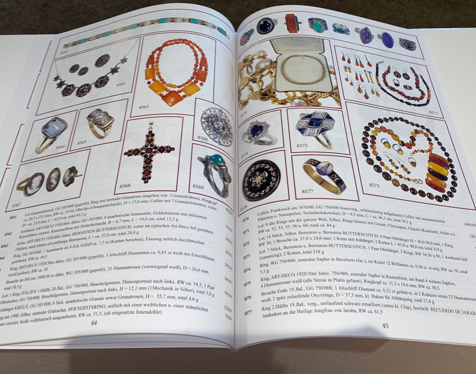 Ladenburger Lopodunum Jewelry Winter Nov 2023 auction catalog