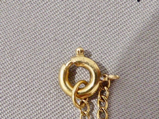 VICTORIAN 14K Y GOLD FILLED SHOOTING STARS LOCKET 1 1/4″ NECKLACE 1874 DATE