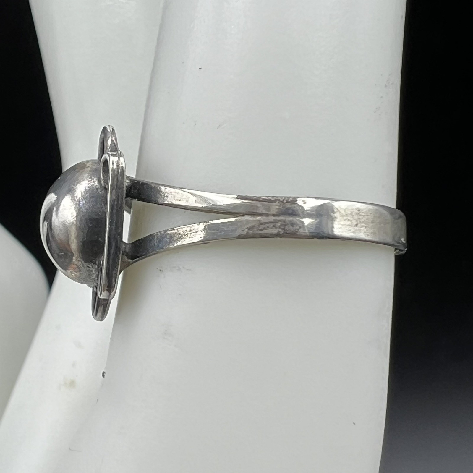 Vintage Ball Design 925 Sterling Silver Ring Child’s Size 4.25 Signed