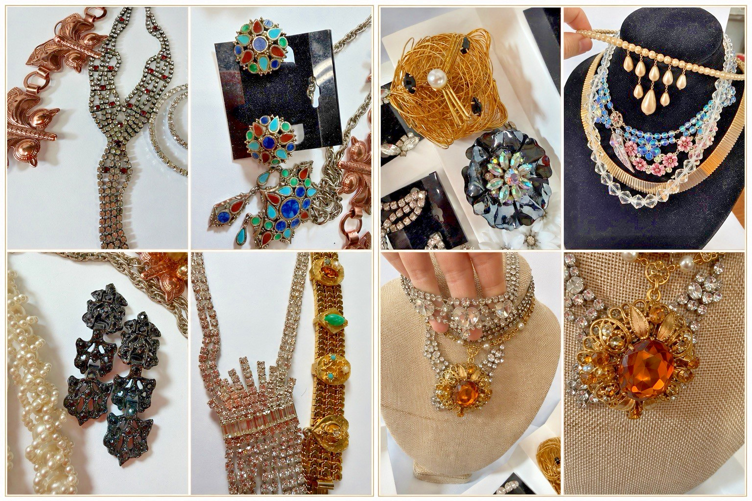 Vintage Jewelry Lot Costume Weiss W. Germany Coro Trifari Estate 80 Piece PJ