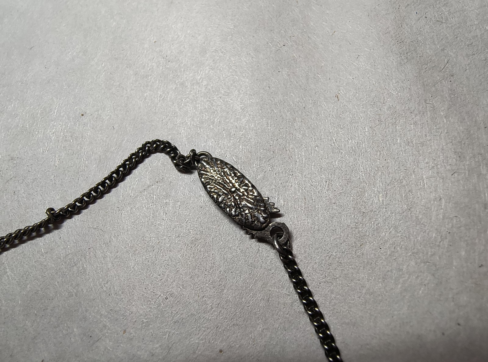 Vintage Sterling Silver Cannetille Filigree Flower Pendant + .925 Chain Necklace