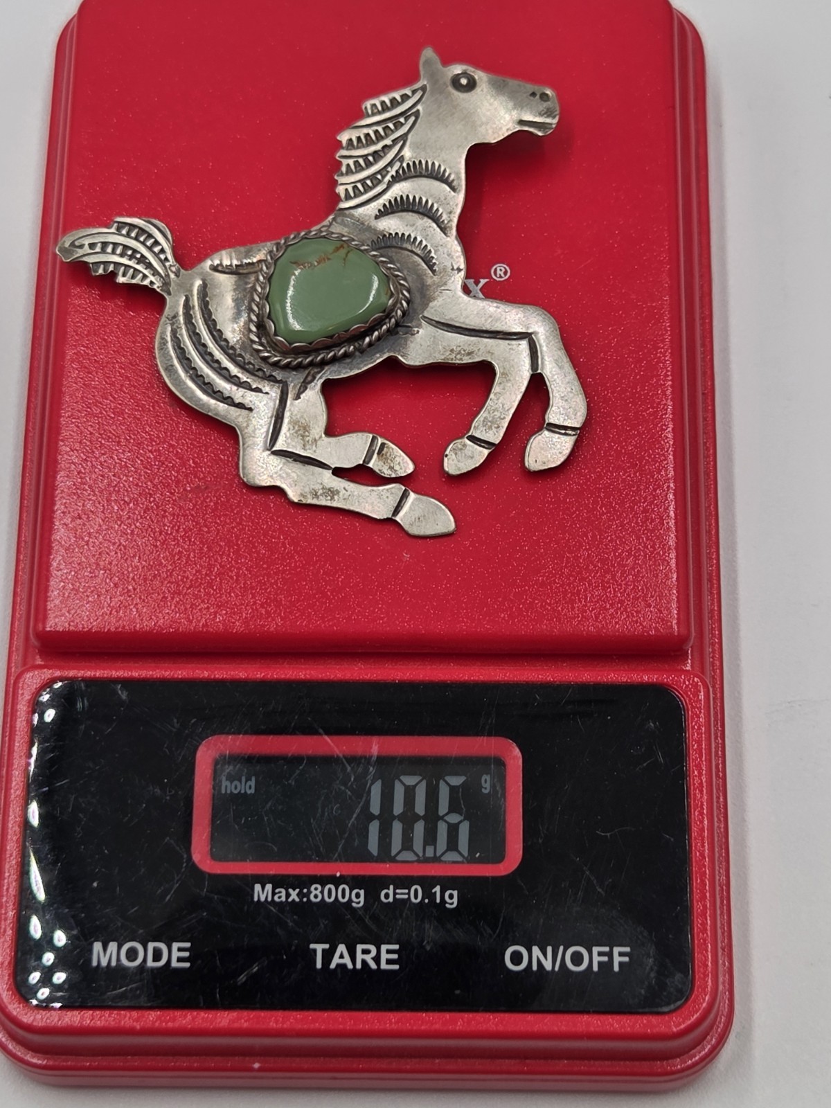 AJC Sterling Running Horse Brooch