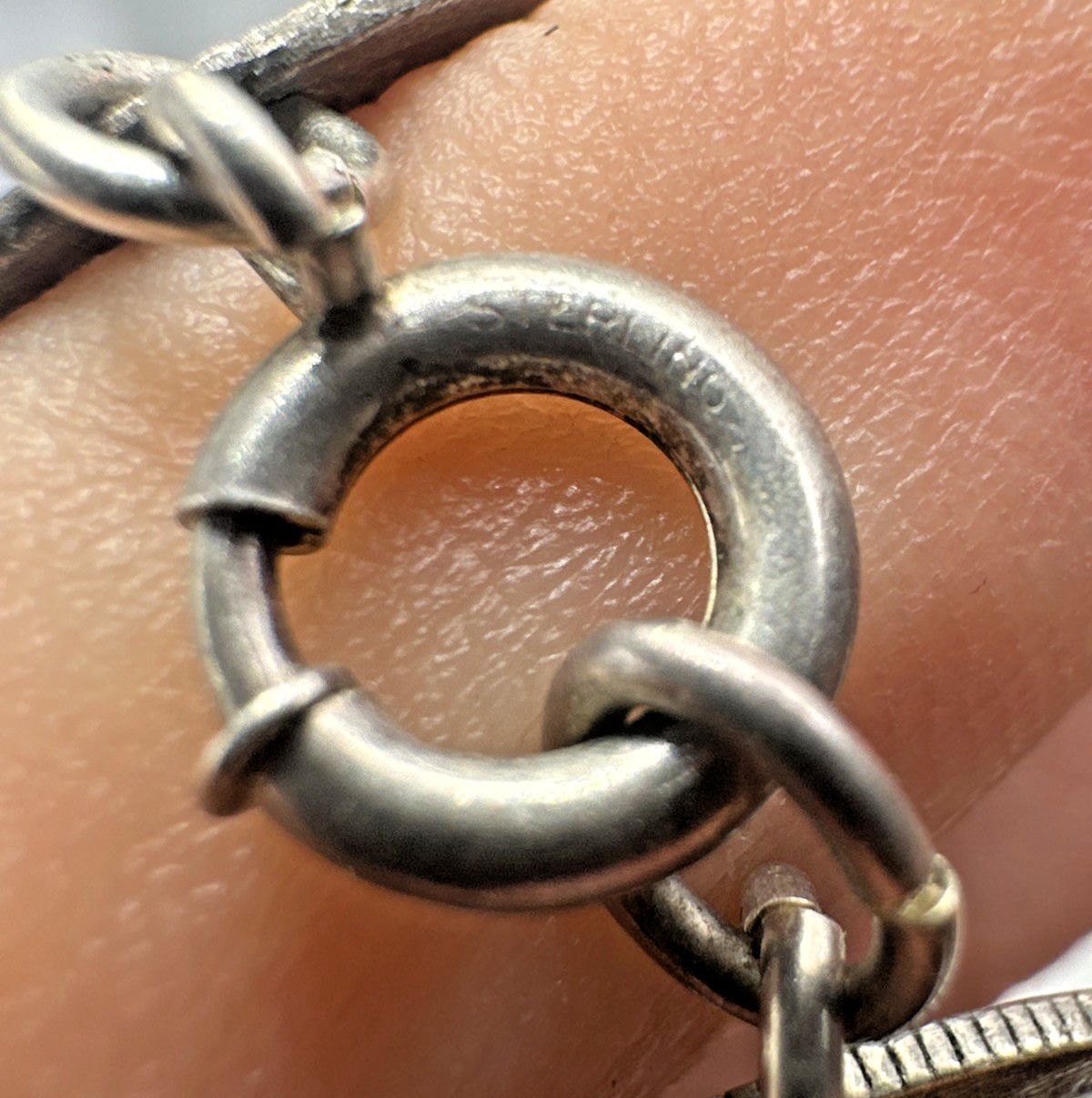 Antique Multinational Coin Link Silver Bracelet Years 1853 – 1903 19g Sz 6.25