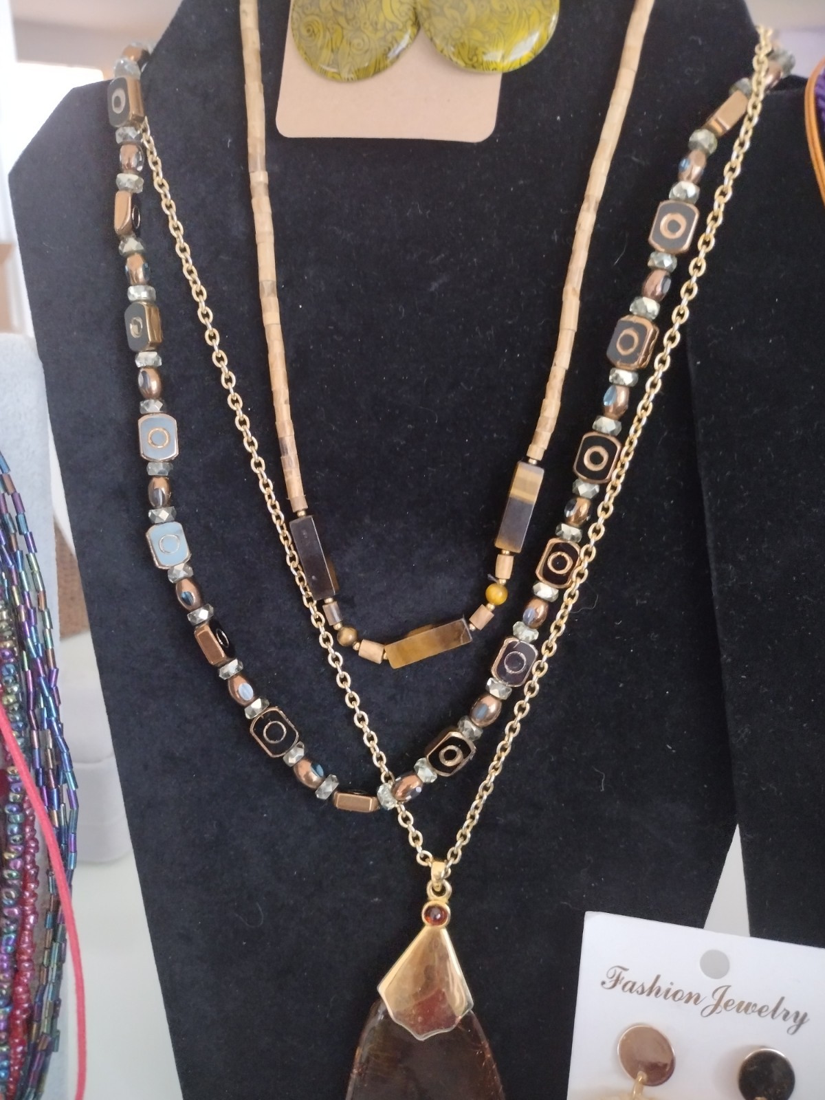 The BETTER BOHEMIAN Lot Gold & Silver Tone, Shell, Stone, Bead, 45pc Some Signed