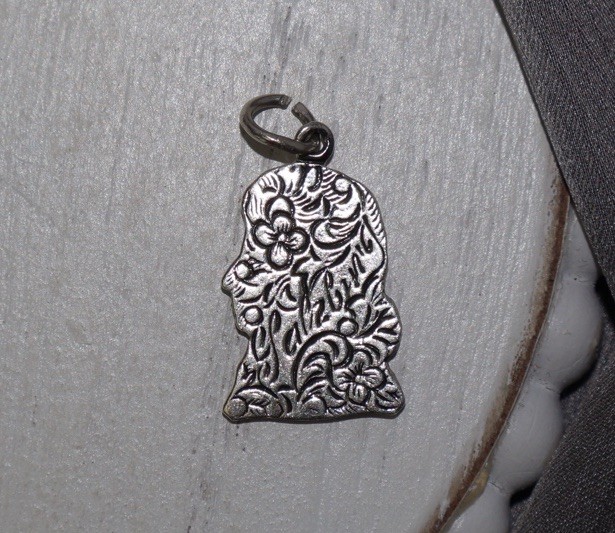 Vintage Mozart Sterling Silver Charm 3.3G / 1in