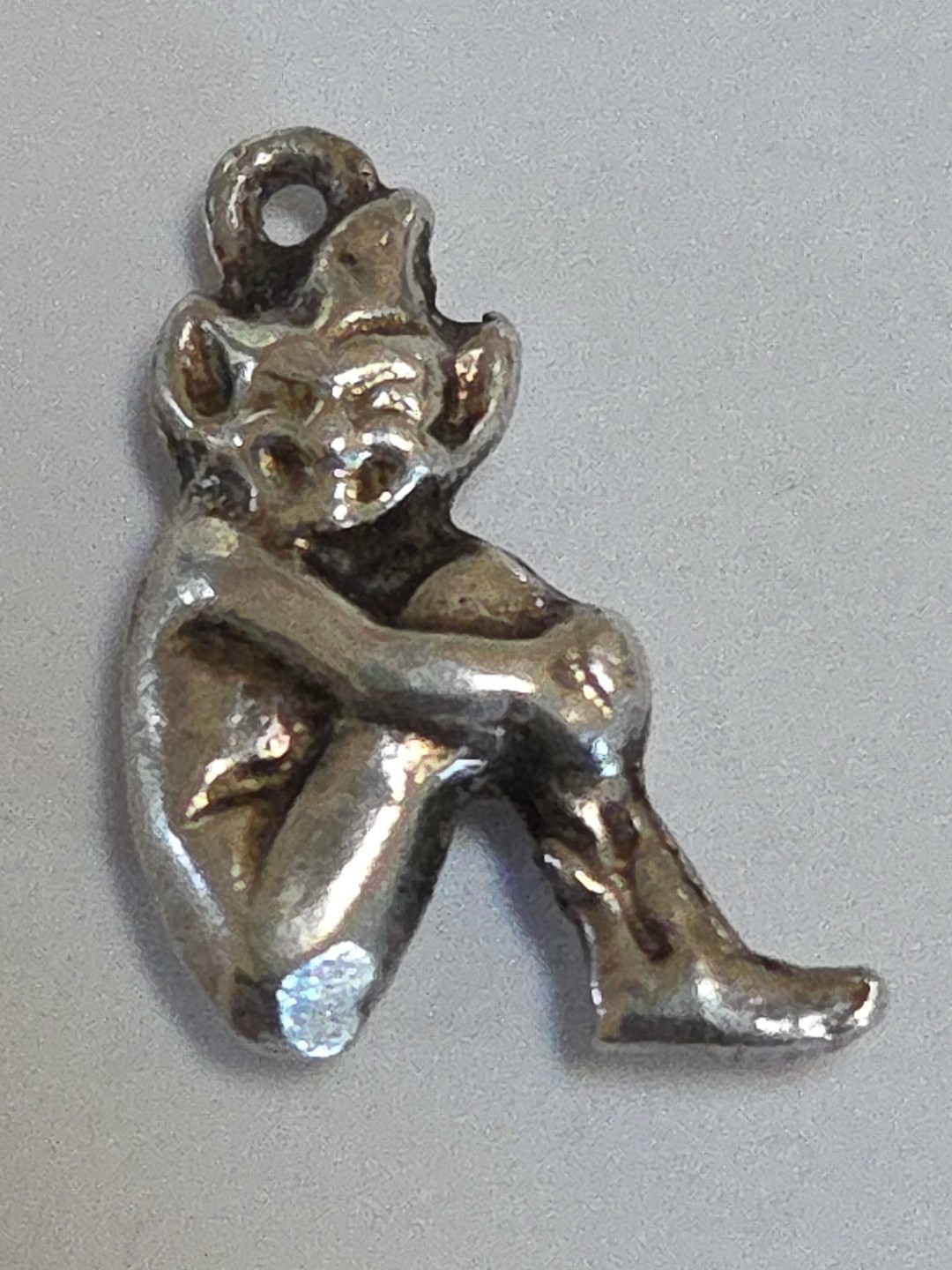 Sterling Silver ~ Elf Charm ~ Leprechaun ~ Pixie! ~ VINTAGE