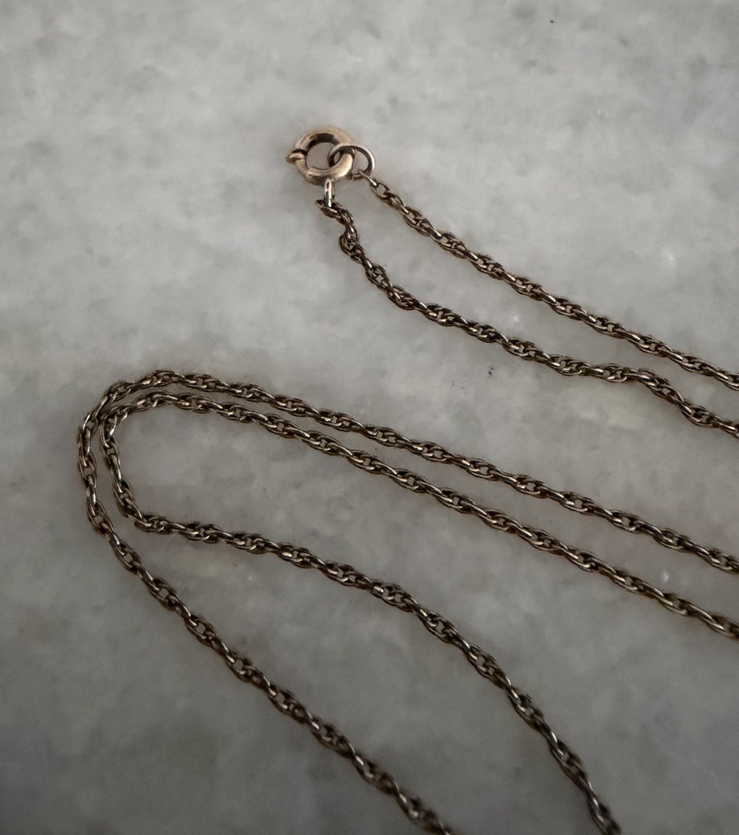 Vintage Victorian Gold Filled Locket Book Pendant JMF &Co Necklace Chain 20.50”