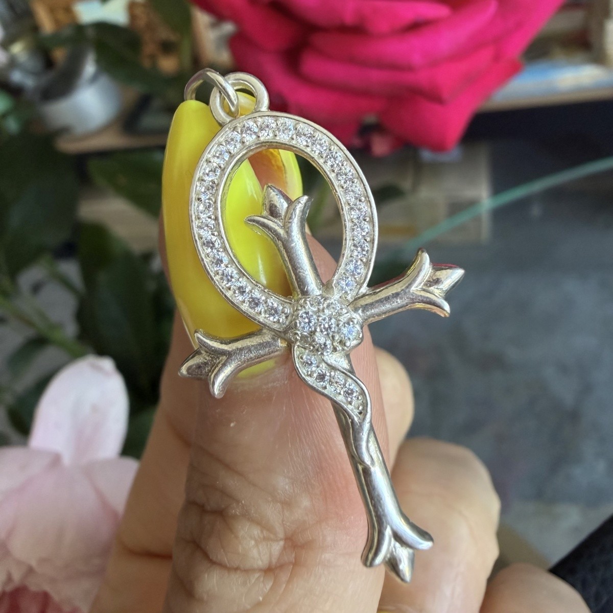 Vintage Pendant Icon Cross Sterling Silver 925 Jewelry Stamped Beautiful 3.63gr