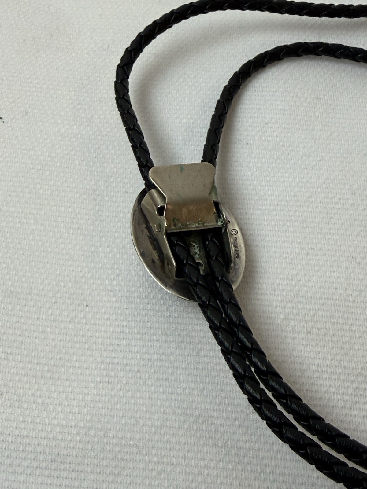 Vintage Sterling Silver 925 and Onyx Bolero, Ben G Chaves, Navajo