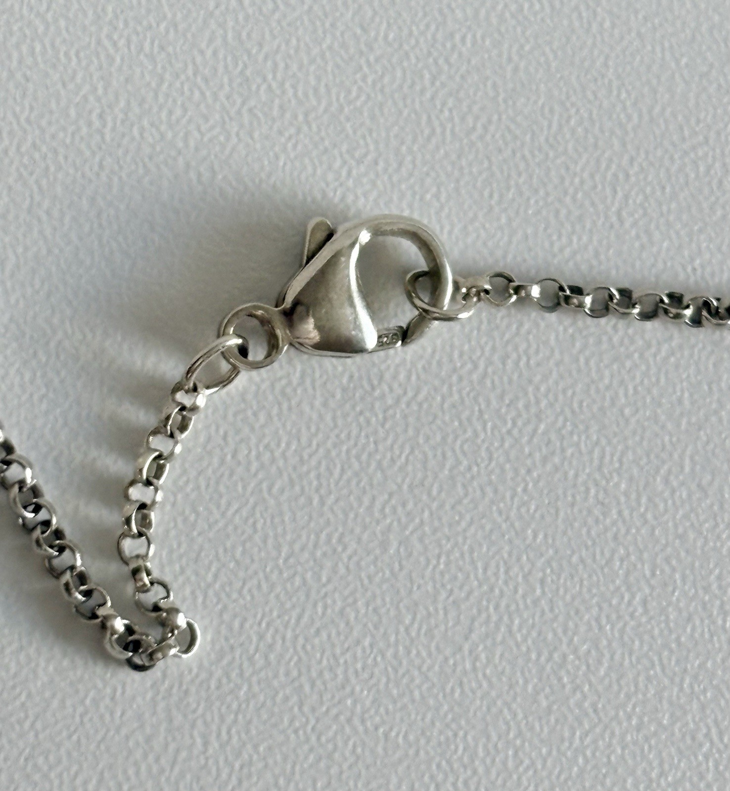 VTG Charm Necklace Sterling Silver 20” Rolo Chain 3D Assorted 7 Wolf Horse Lion