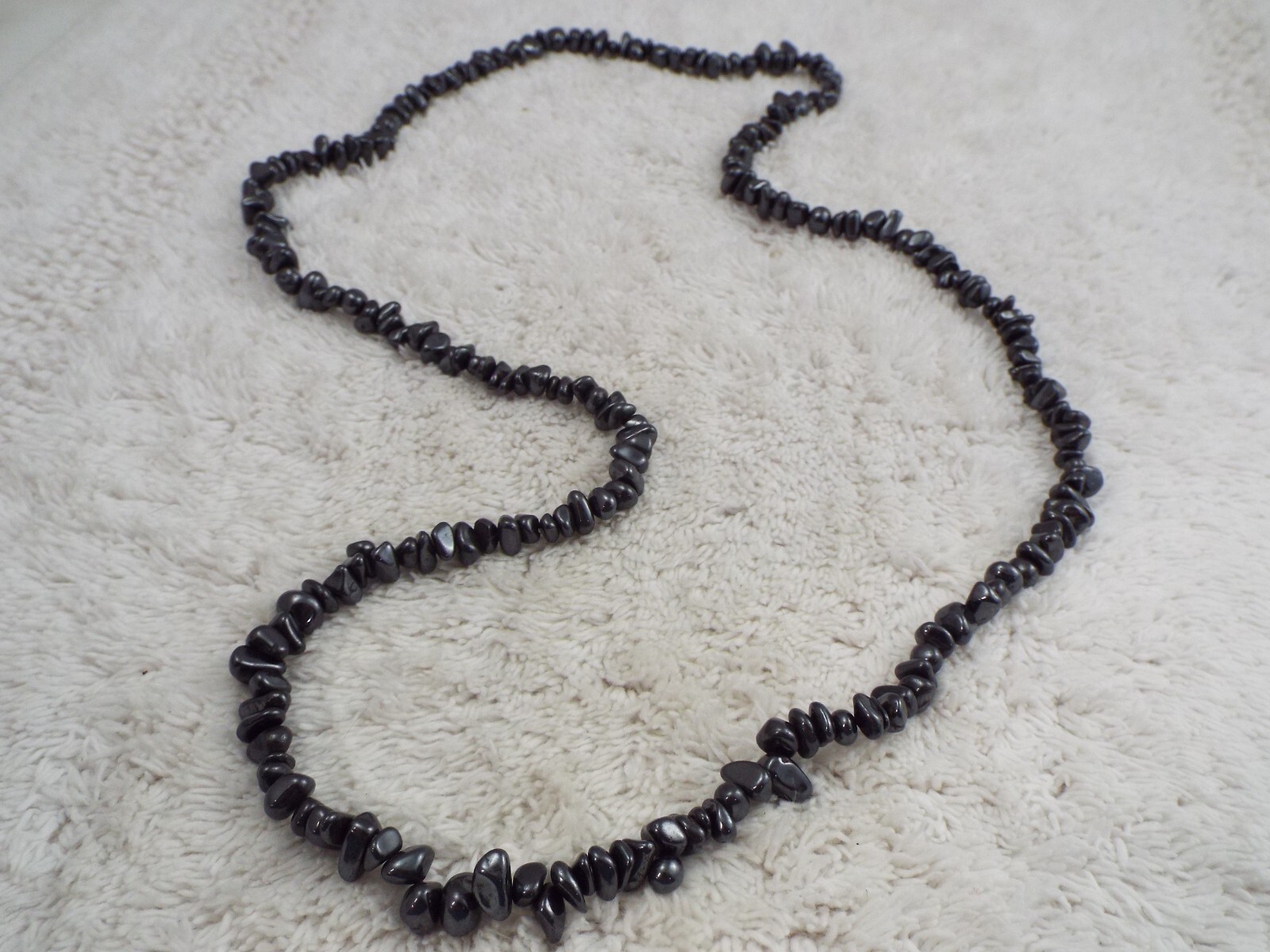 Hematite Stone Necklace (A53)
