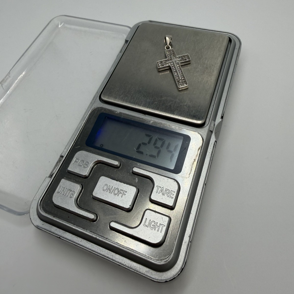 Vintage Pendant Icon Cross Sterling Silver 925 Jewelry Stamped Beautiful 2.94gr