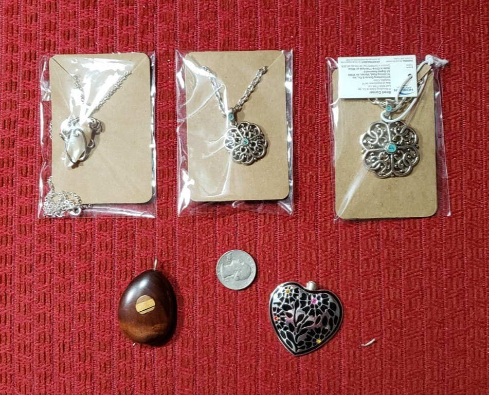 1970s -90s Necklaces and pendants, sold separately