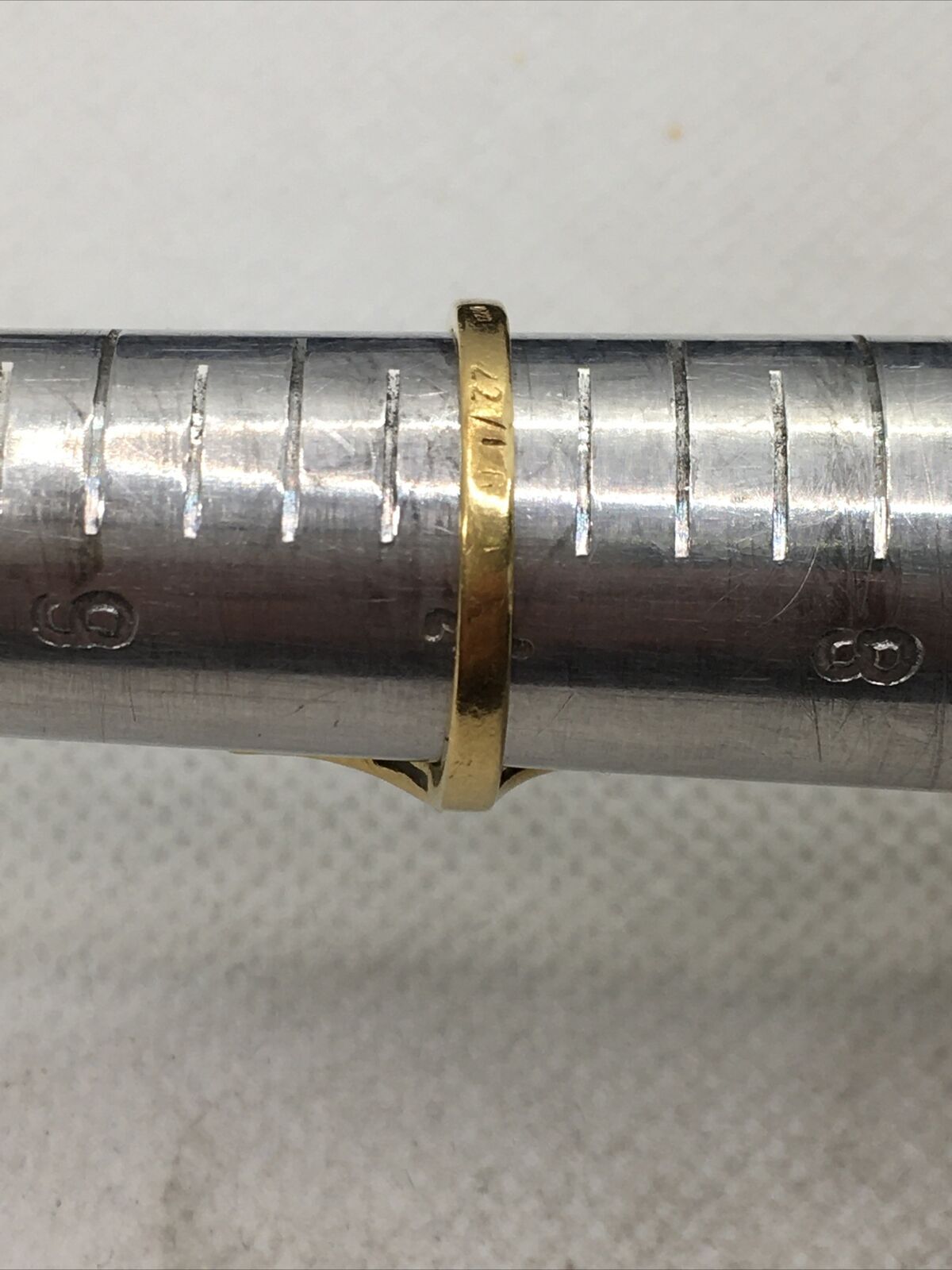 Vintage 18K Yellow Gold 0.35CTW Diamonds (SI; F) Handmade Ring 5gr. Size 7