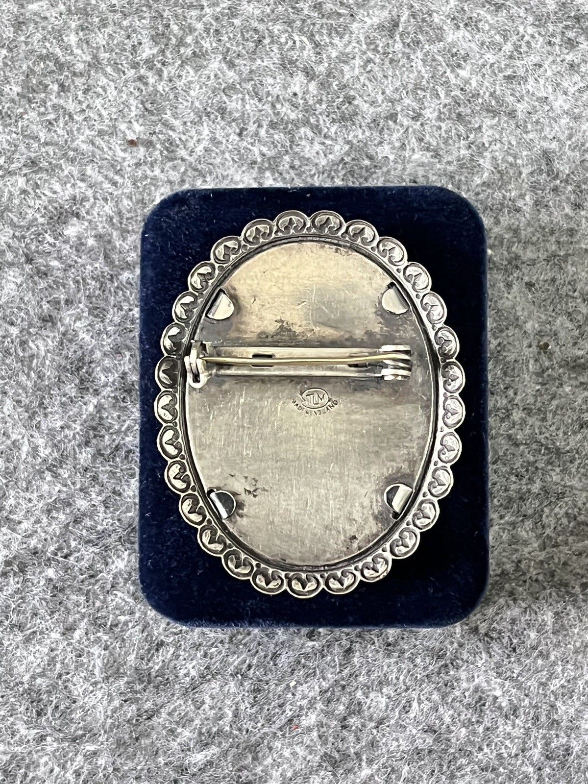 Vtg Antique 1930’s-50’s (TLM)Thomas L Mott Silver Floral Brooch England