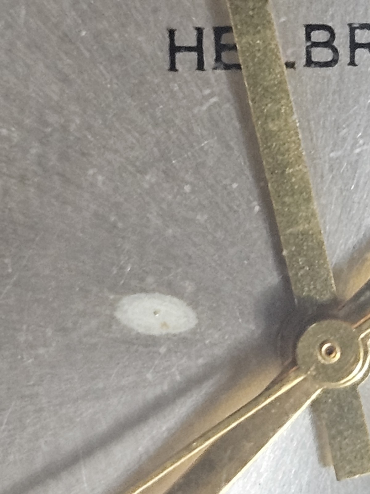 Vintage Helbros 17 Jewels Gold Plated Manual Wind Pocket Watch