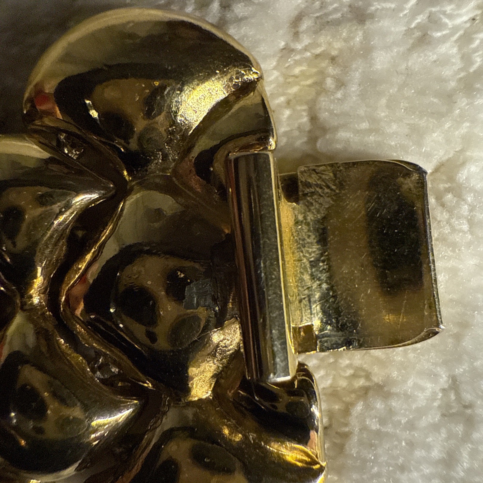 Vintage Chunky Statement Bracelet From The 1980s Or Early 1990s Era Size 6.5