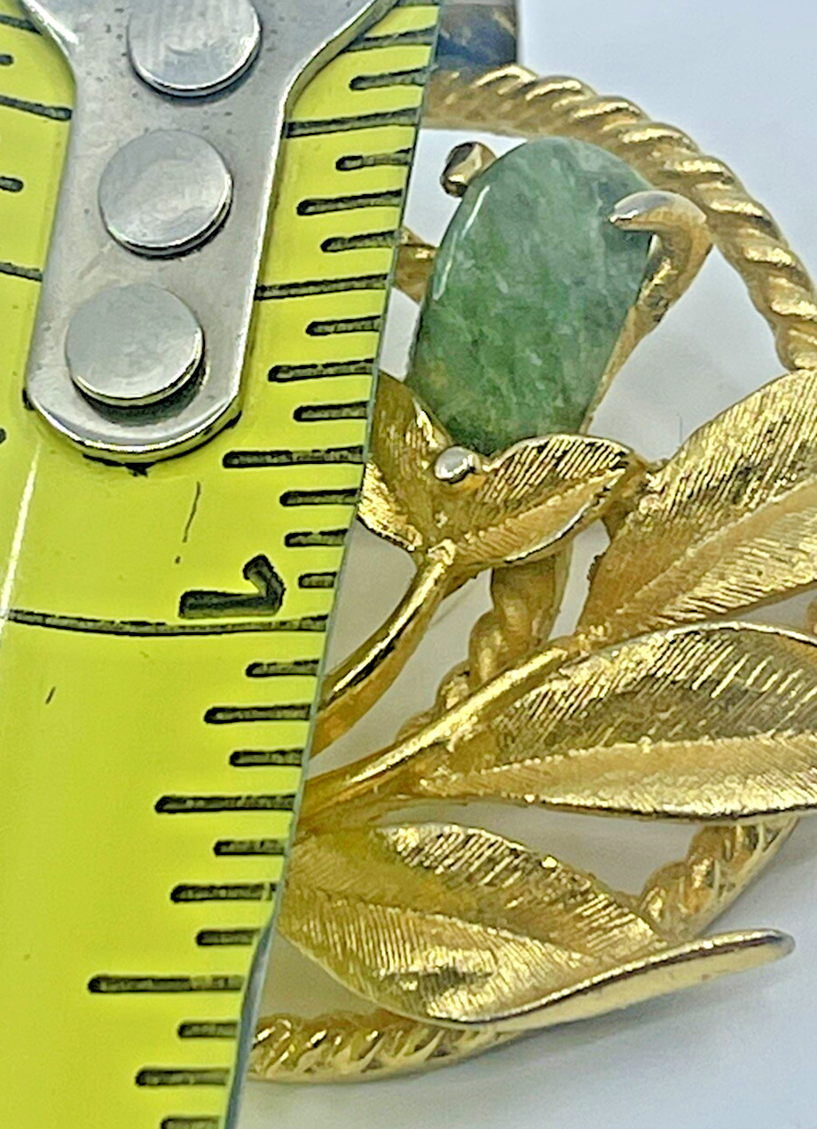 VTG MCM Pearl Gold Tone Brooch Clip- On Earring & Adjustable Ring LOT
