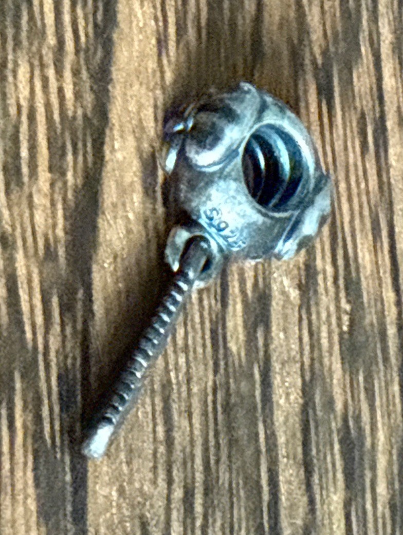 RETIRED Pandora Comb Charm Sterling Silver 925 ALE Lovely Dangle Drop 22mmL