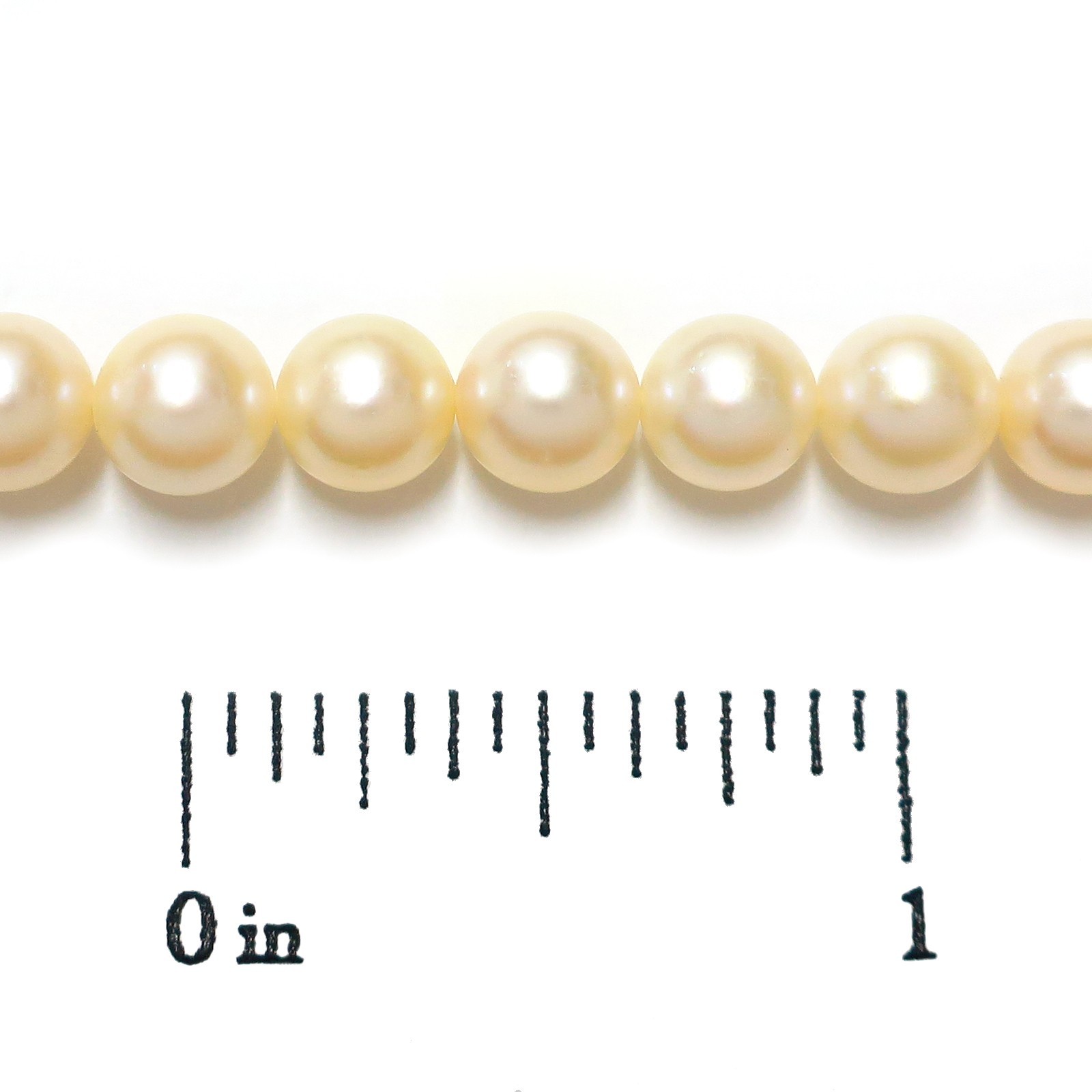 MIKIMOTO Pearl Chain Necklace Pendant Silver Clasp #1099c Rise-on