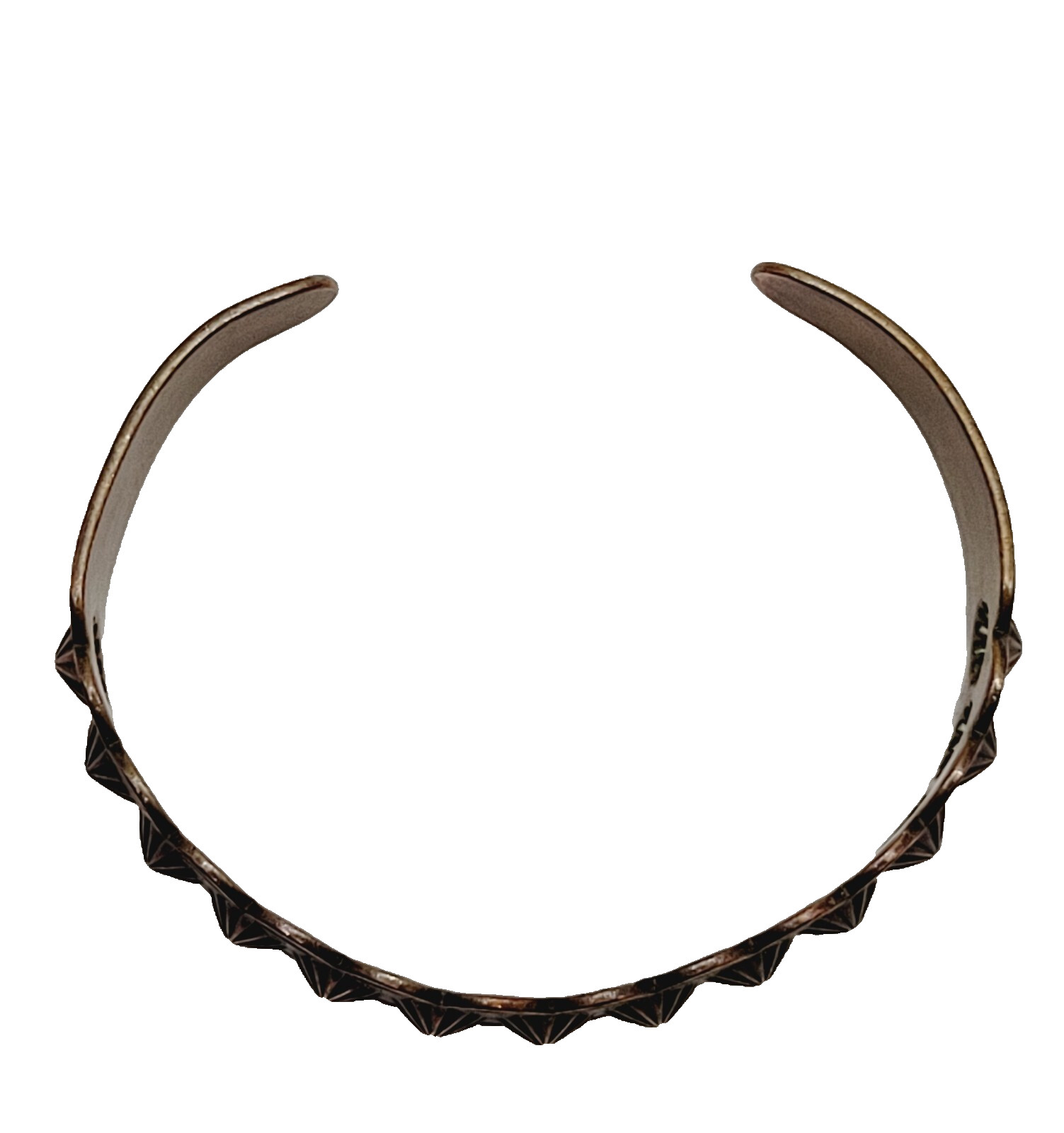 Copper Southwestern Concho Repousse Arrow Engraved Design SMALL Cuff Bracelet