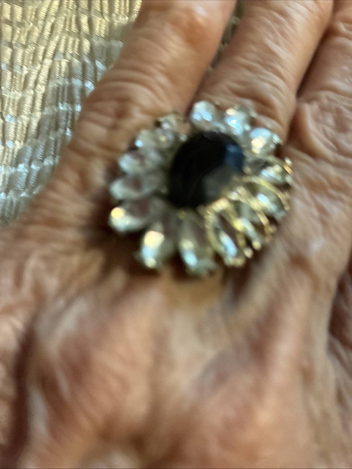 vintage rhinestone Ring