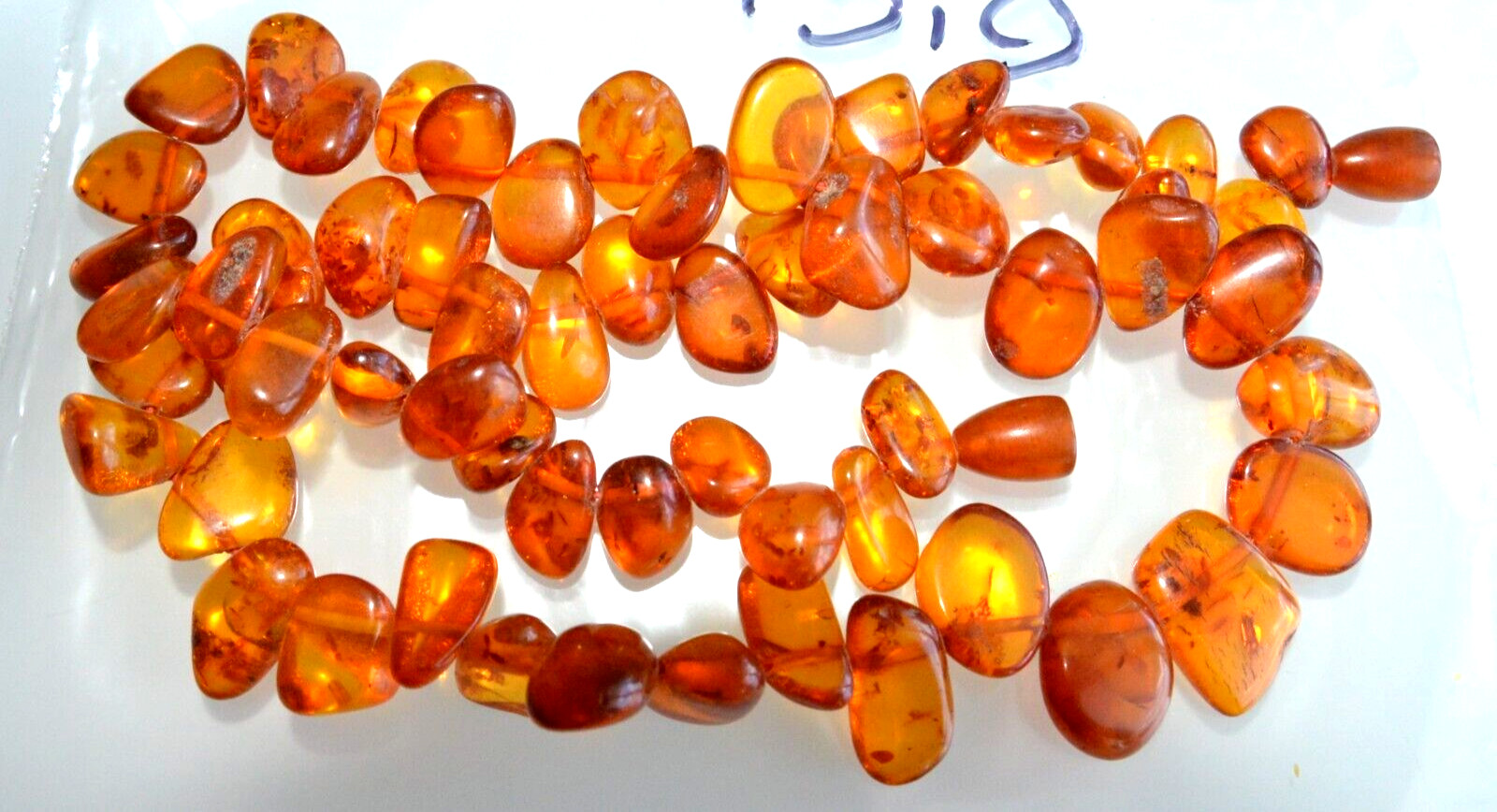 ✅56cm = 44gr RUSSIAN SOVIET BALTIC AMBER BEAD NECKLACE 琥珀 BRACELET STONE PENDANT