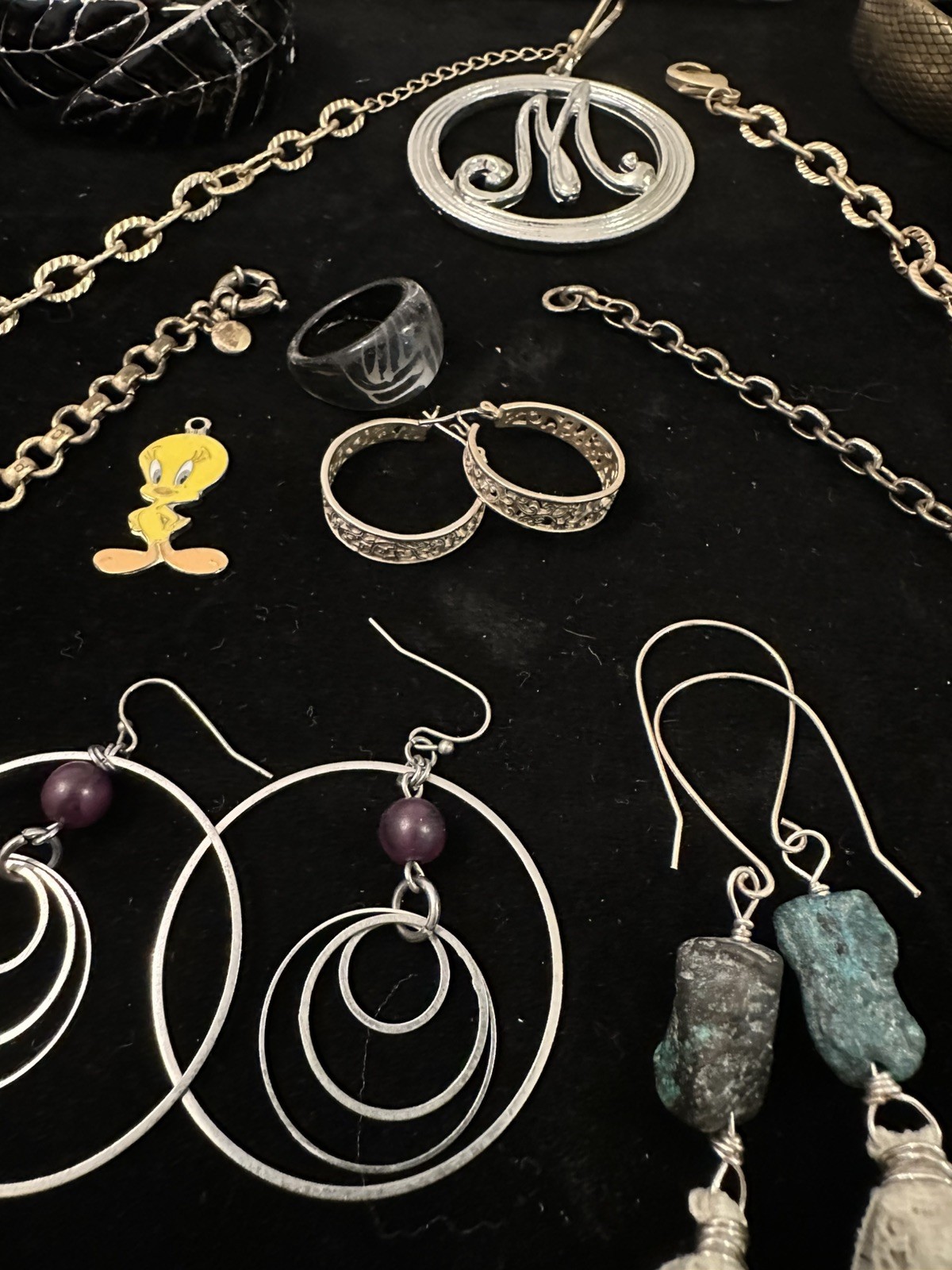 Vintage Costume Jewelry & Watches ALL WEARABLE used Lot Some Signed