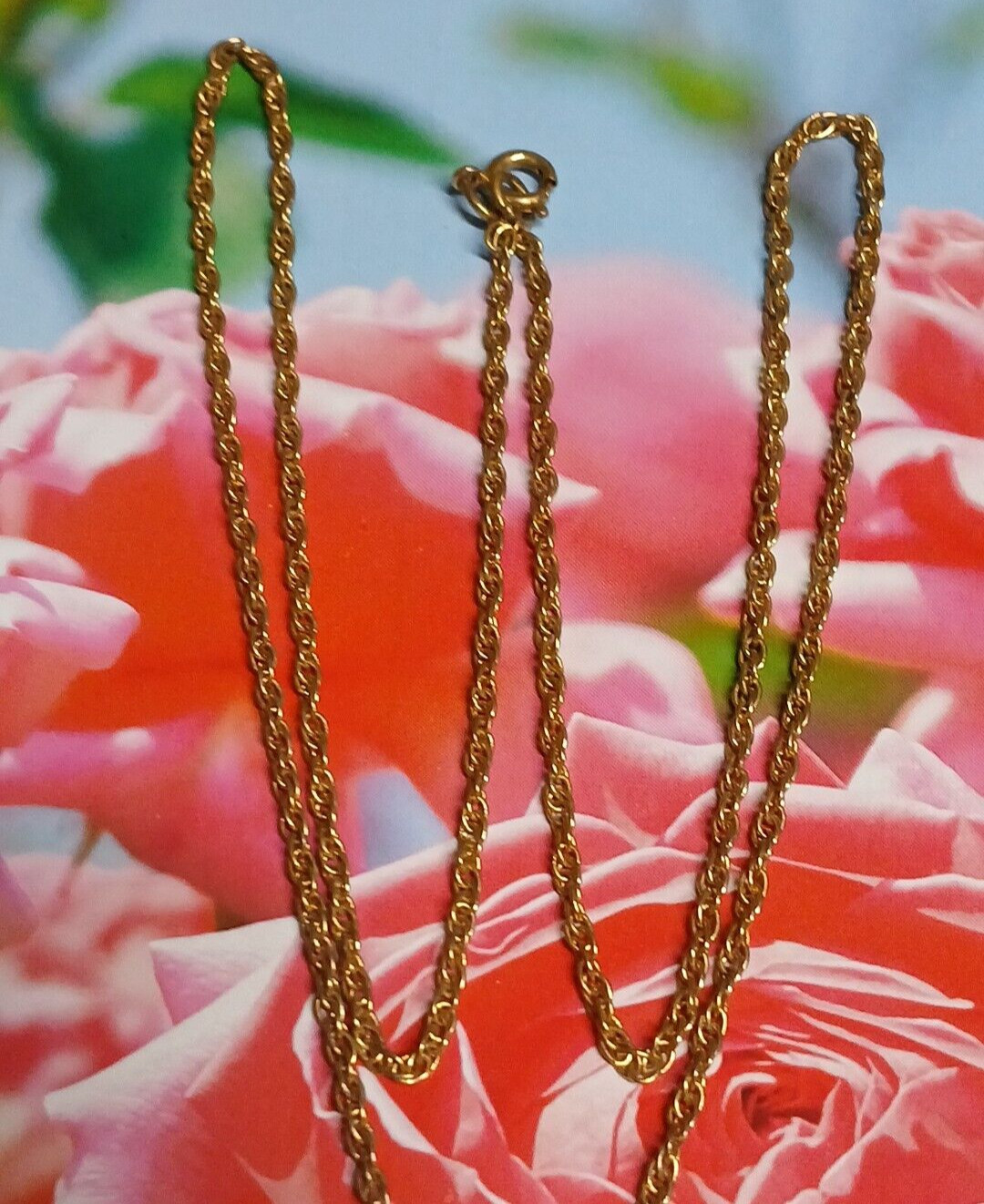 Vintage 1980’s Avon Faux Ivory and Gold Tone Cross Pendant Necklace