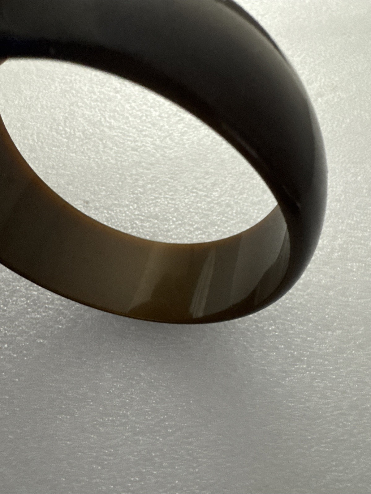 Vintage Brown Lucite Bangle Bracelet Chunky Wide Root Beer Retro