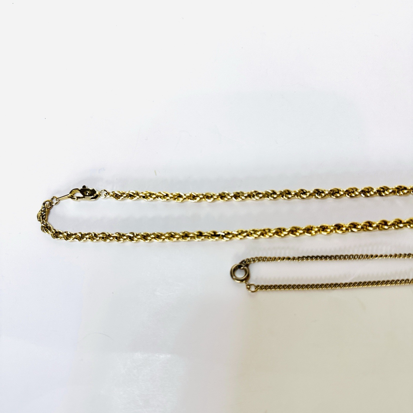 VTG Running Horse Unicorn Rhinestones Equestrian Pendant Necklace Gold Tone LOT